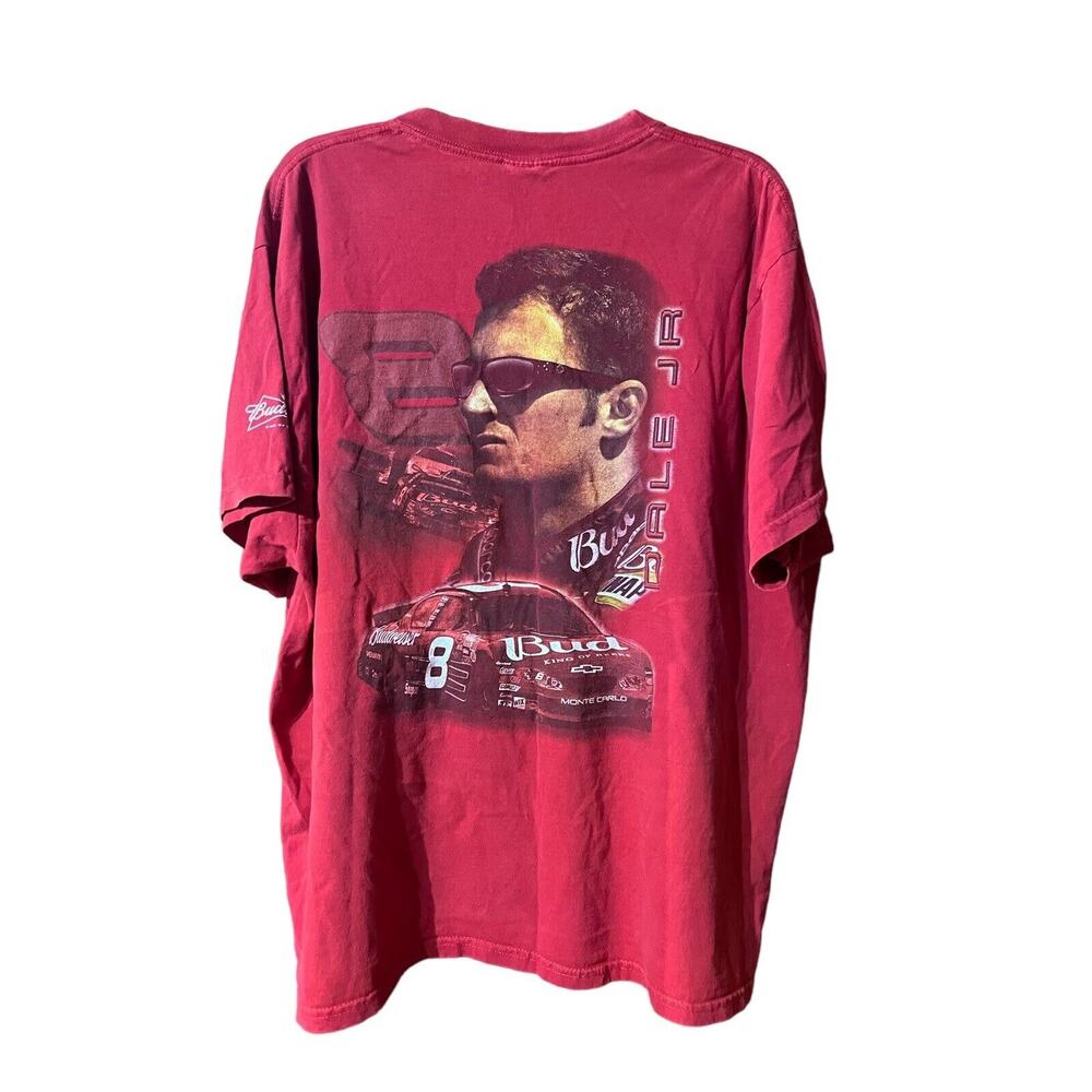 Dale Earnhardt Jr No8 VTG 2XL T-shirt Red Bwdr Cotton Winners Circle Rn 93965